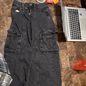 Old Navy Kids Black Cargo Jeans